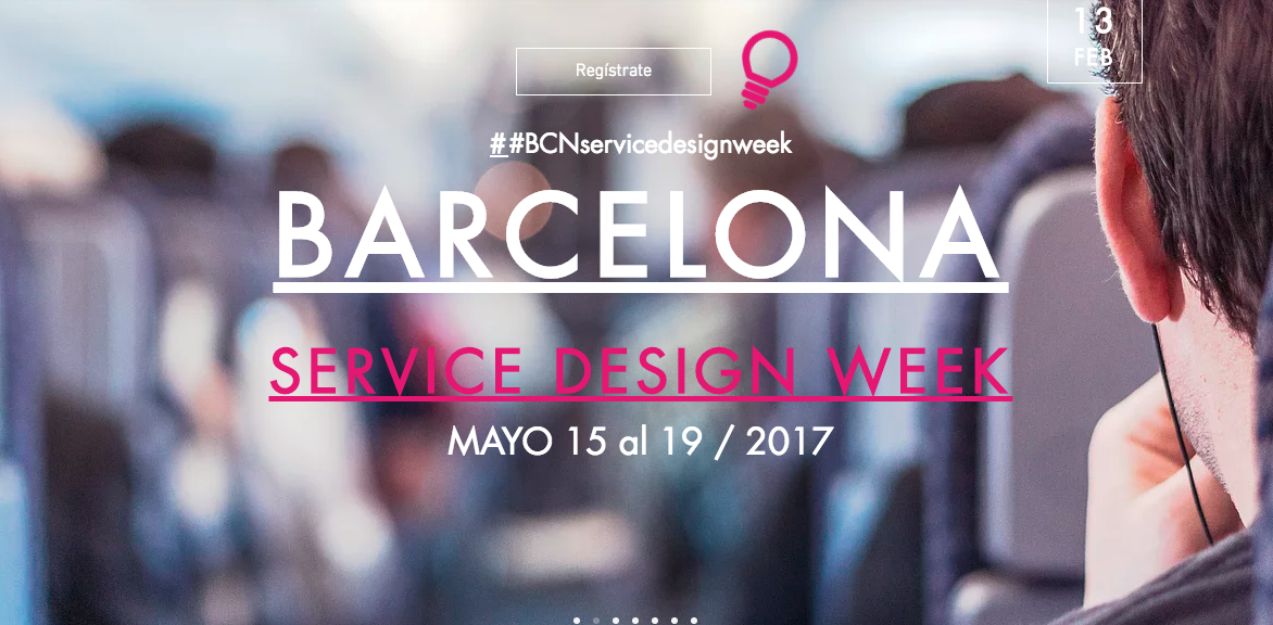 Save the Date Barcelona Service Design Week #BcnSDW